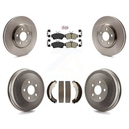 Rotor de frein à disque avant et arrière, Kit de tampons et de tambour semi-métalliques pour Chrysler PT Cruise