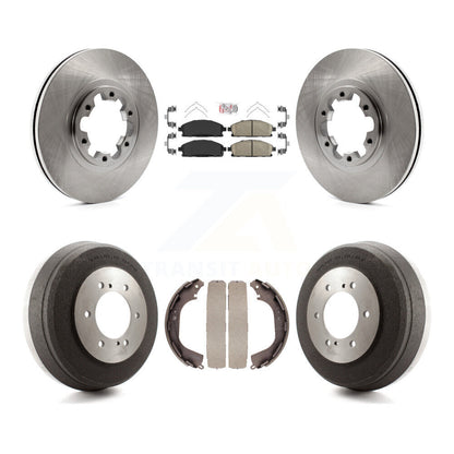 Kit de plaquettes et de tambour en céramique, Rotor de frein avant et arrière, pour Nissan Pathfinder INFINITI QX