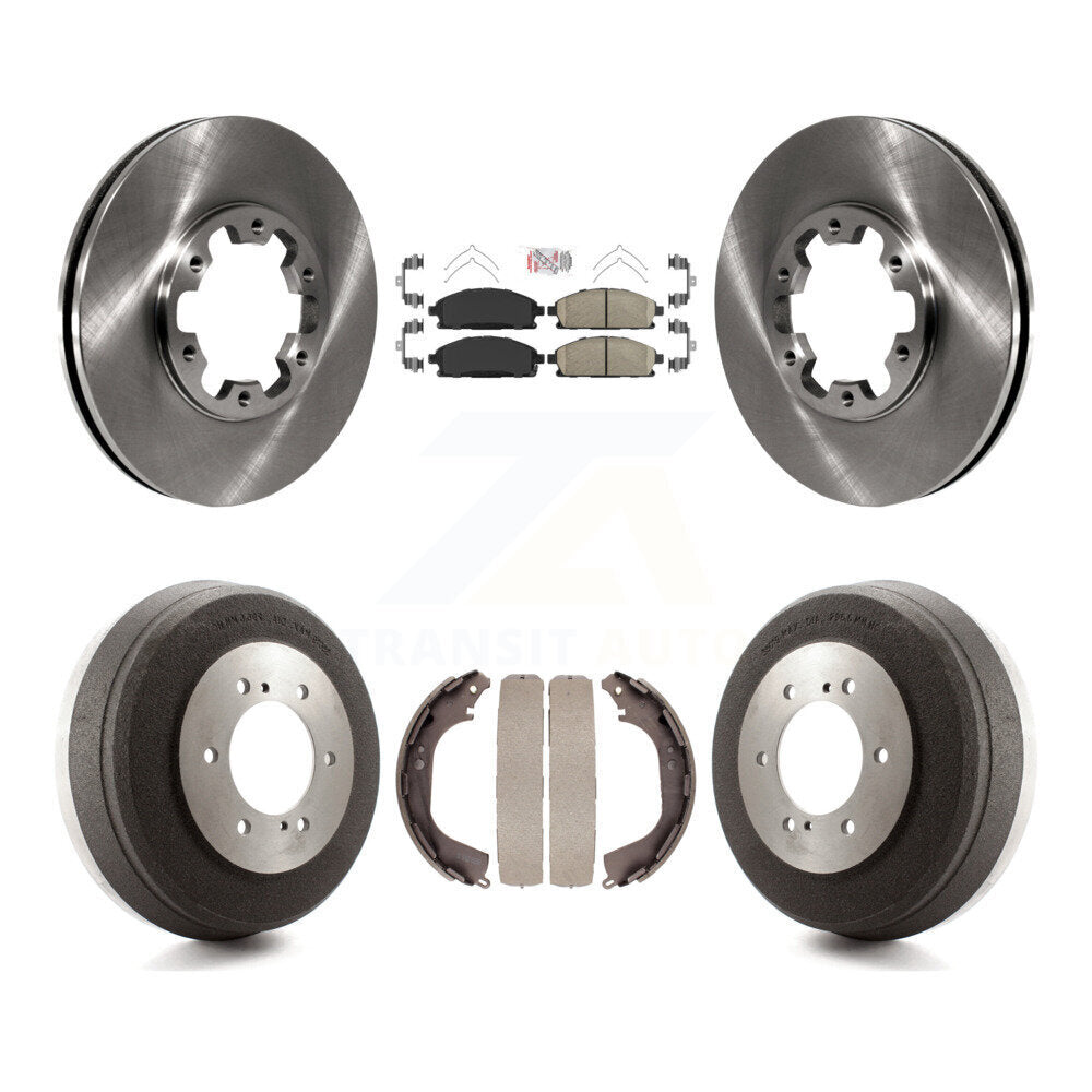 Kit de plaquettes et de tambour en céramique, Rotor de frein avant et arrière, pour Nissan Pathfinder INFINITI QX