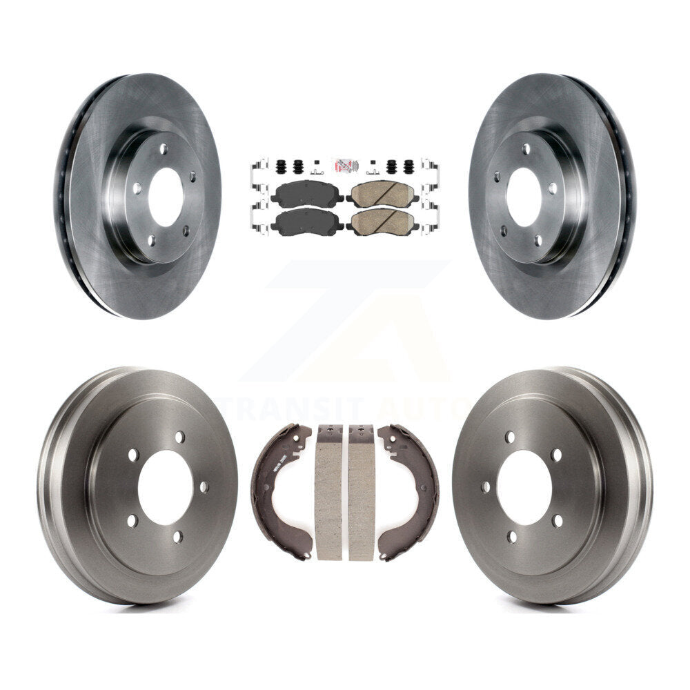 Kit de tambour de tampon en céramique de Rotors de frein à disque avant et arrière pour Jeep Patriot Compass Dodg