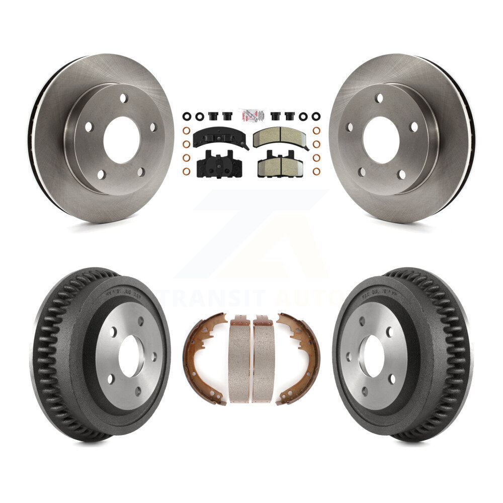 Kit de plaquettes et de tambour semi-métalliques pour Rotor de frein avant et arrière, pour Dodge Ram 1500 4W 94-99