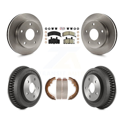 Kit de plaquettes et de tambour semi-métalliques pour Rotor de frein avant et arrière, pour Dodge Ram 1500 4W 94-99