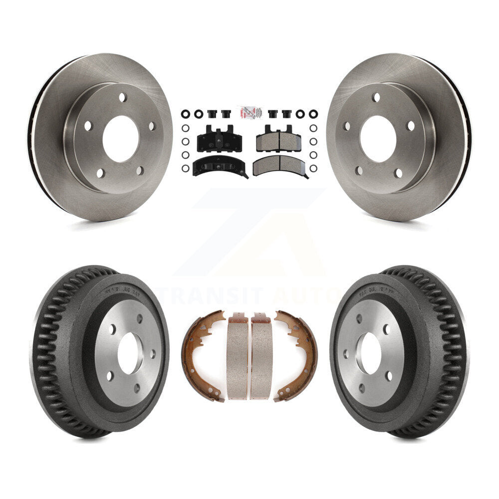 Kit de plaquettes et de tambour semi-métalliques pour Rotor de frein avant et arrière, pour Dodge Ram 1500 4W 94-99