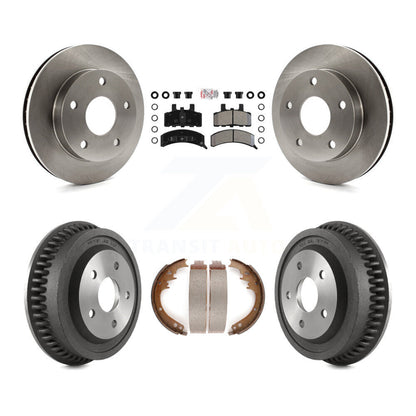 Kit de plaquettes et de tambour semi-métalliques pour Rotor de frein avant et arrière, pour Dodge Ram 1500 4W 94-99