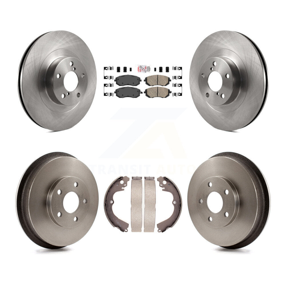Kit de plaquettes et de tambour en céramique, Rotor de frein à disque avant et arrière, pour Subaru Forester Imprez