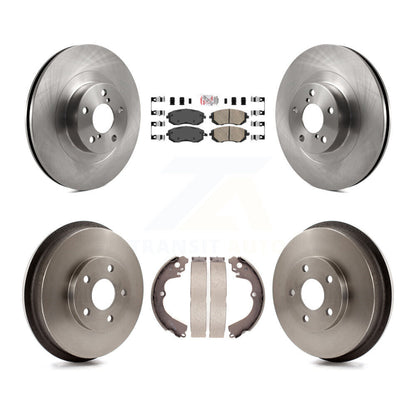Kit de plaquettes et de tambour en céramique, Rotor de frein à disque avant et arrière, pour Subaru Forester Imprez