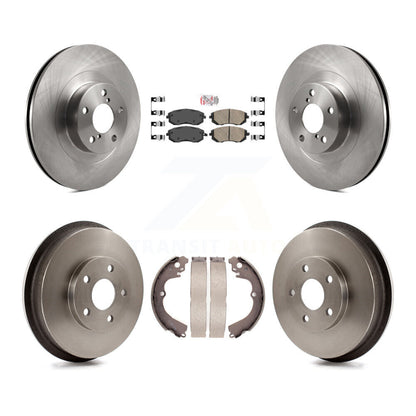 Kit de plaquettes et de tambour en céramique, Rotor de frein à disque avant et arrière, pour Subaru Forester Imprez
