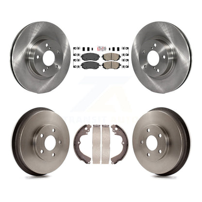 Kit de plaquettes et de tambour en céramique, Rotor de frein avant et arrière, pour Subaru Impreza Outback RS T