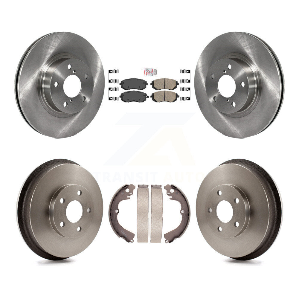 Kit de plaquettes et de tambour en céramique, Rotor de frein avant et arrière, pour Subaru Impreza Outback RS T