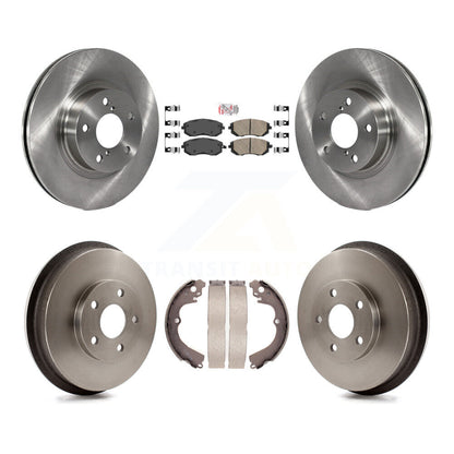 Kit de plaquettes et de tambour en céramique, Rotor de frein avant et arrière, pour Subaru Impreza Outback RS T