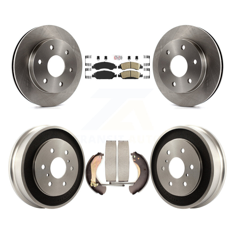 Kit de tambour de tampon en céramique de Rotor de frein avant et arrière pour frein arrière à disque GMC Sierra 1500
