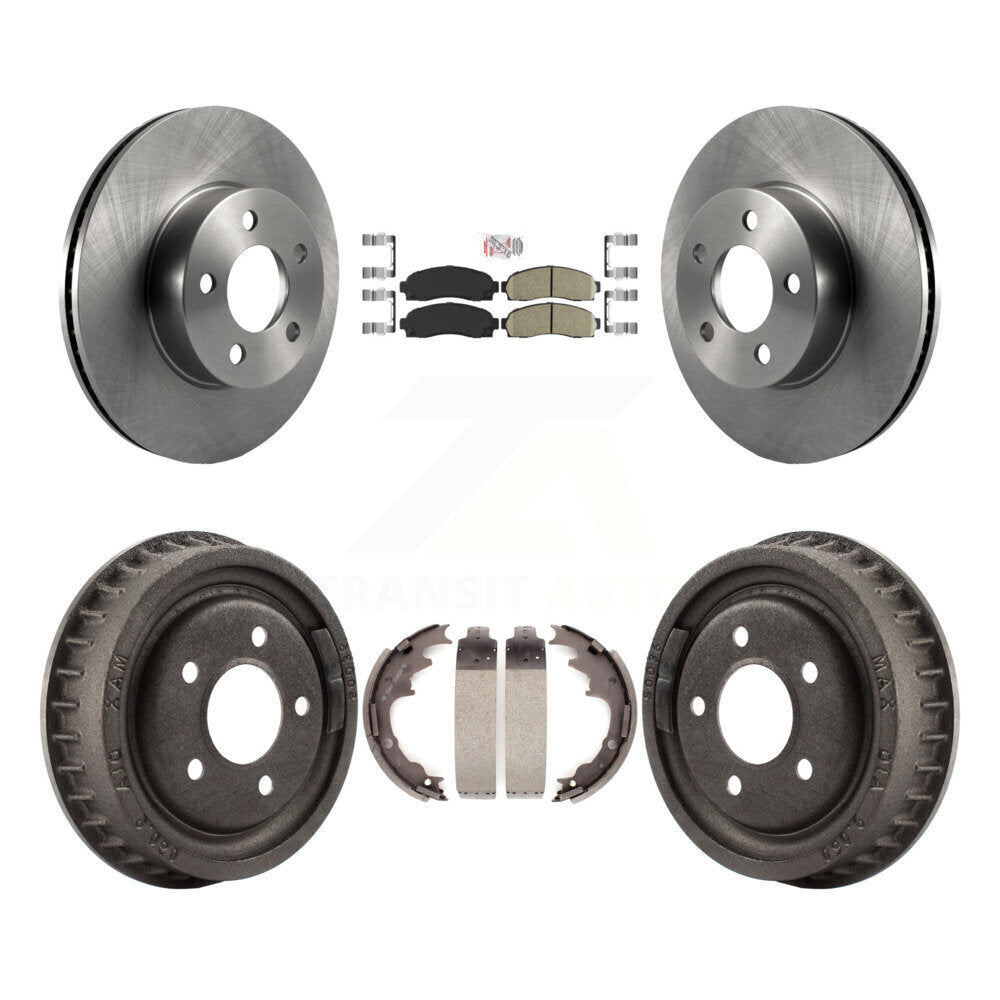 Kit de tampons et de tambour en céramique, Rotor de frein à disque avant et arrière, pour Ford Ranger Mazda B400