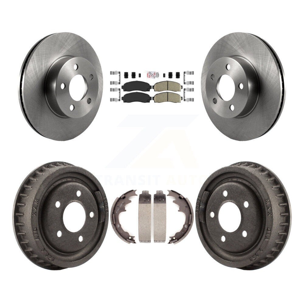 Kit de tampons et de tambour en céramique, Rotor de frein à disque avant et arrière, pour Ford Ranger Mazda B400