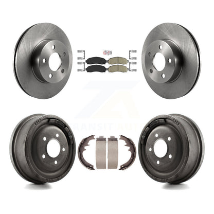 Kit de tampons et de tambour en céramique, Rotor de frein à disque avant et arrière, pour Ford Ranger Mazda B400