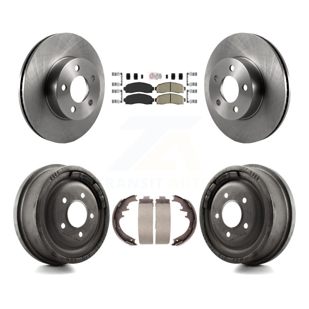 Kit de tampons et de tambour en céramique, Rotor de frein à disque avant et arrière, pour Ford Ranger Mazda B400