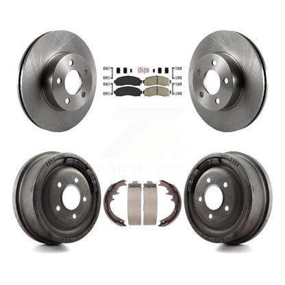Kit de tampons et de tambour en céramique, Rotor de frein à disque avant et arrière, pour Ford Ranger Mazda B400