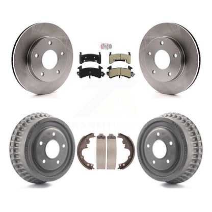 Kit de tambour à plaquettes semi-métalliques, Rotor de frein à disque avant et arrière, pour Chevrolet S10 GMC S1
