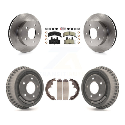 Kit de tambour à plaquettes semi-métalliques, Rotor de frein avant et arrière, pour Chevrolet Astro GMC Safar