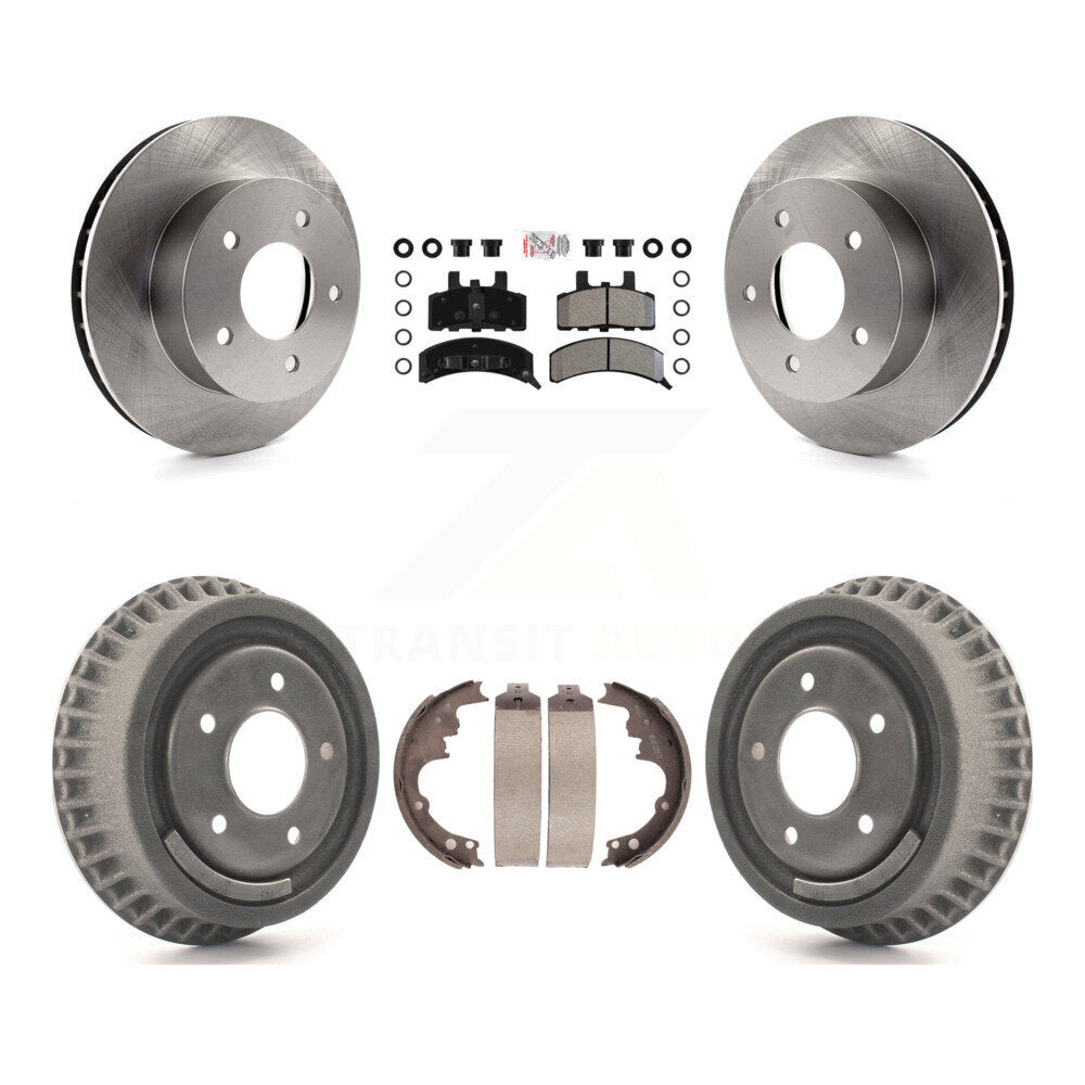 Kit de tambour à plaquettes semi-métalliques, Rotor de frein avant et arrière, pour Chevrolet Astro GMC Safar