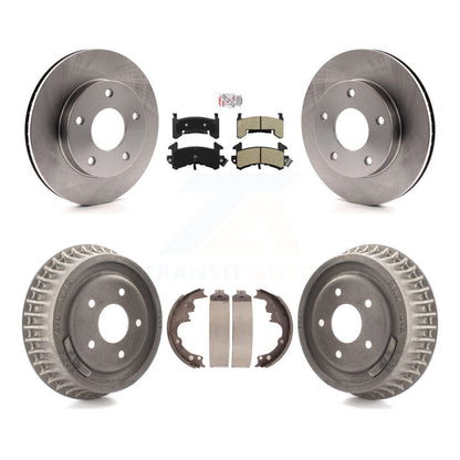 Kit de plaquettes et de tambour semi-métalliques, Rotor de frein avant et arrière, pour Chevrolet S10 GMC Sonom