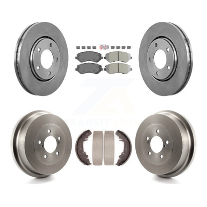 Kit de tambour à plaquettes semi-métalliques, Rotor de frein avant et arrière, pour Dodge Caravan Grand Town