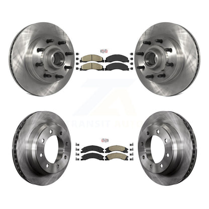 Kit de moyeu de Rotor de frein à plaquettes en céramique avant et arrière, pour Ford E-350 Super Duty E-250 E-15