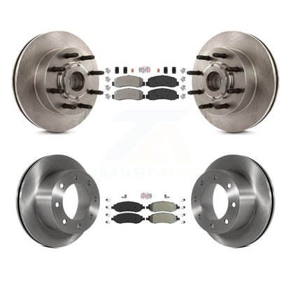 Kit de Rotor de frein à plaquettes semi-métalliques avant et arrière, pour Ford F-350 Super Duty F-250 RW