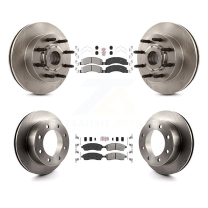 Kit de rotors de frein à disque et plaquettes semi-métalliques avant et arrière pour Ford Excursion RW 2005