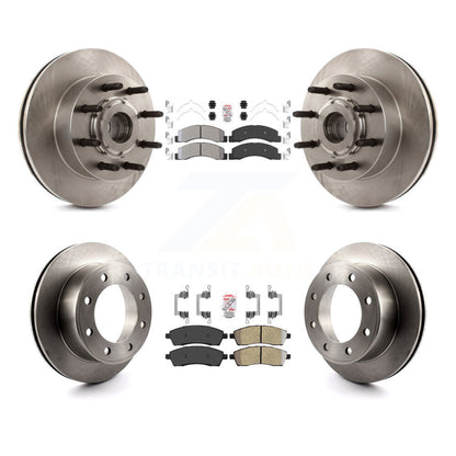 Kit de rotors de frein à disque et plaquettes semi-métalliques avant et arrière pour Ford Excursion RW 2005
