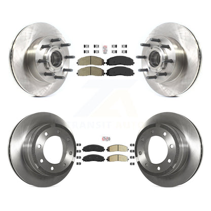 Kit de moyeu de Rotor de frein à plaquettes semi-métalliques avant et arrière, pour Ford F-350 Super Duty F-25