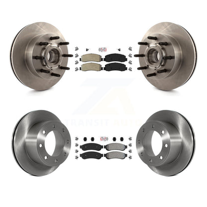 Kit de Rotor de frein à plaquettes semi-métalliques avant et arrière, pour Ford F-250 Super Duty F-350 RW