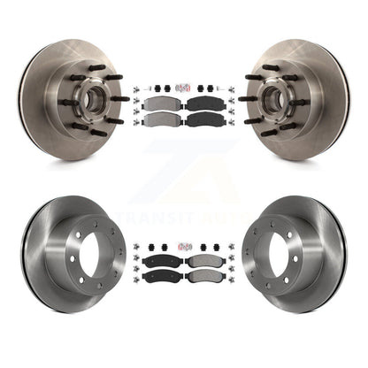 Kit de Rotor de frein à plaquettes semi-métalliques avant et arrière, pour Ford F-250 Super Duty F-350 RW