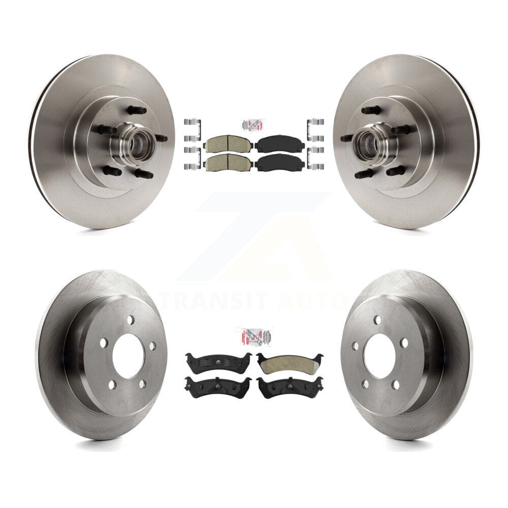 Kit de Rotor de frein à plaquettes semi-métalliques avant et arrière en céramique, pour Ford Explorer Sport RW