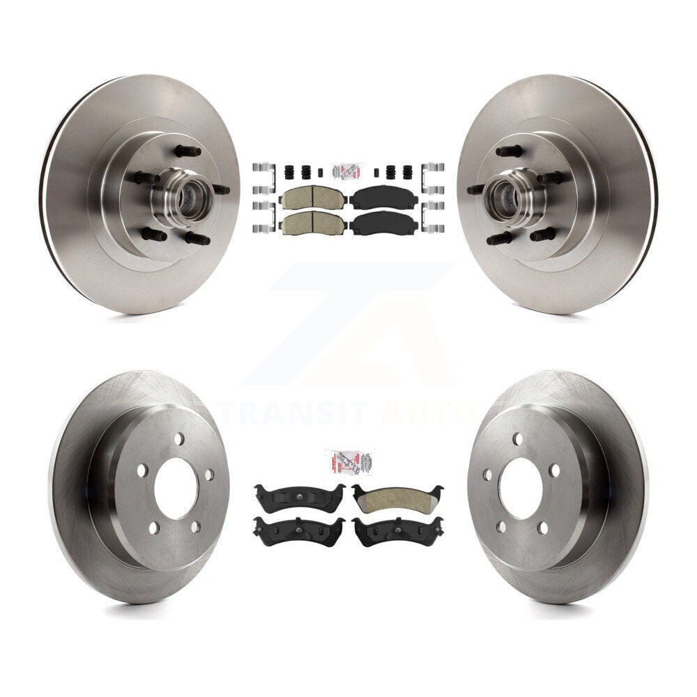 Kit de Rotor de frein à plaquettes semi-métalliques avant et arrière en céramique, pour Ford Explorer Sport RW