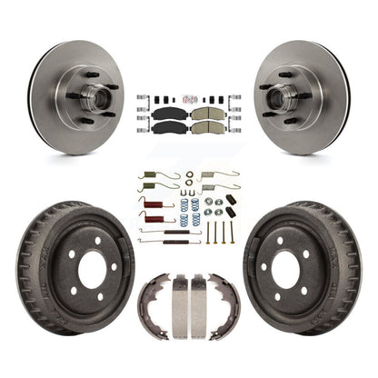 Kit de tambours à plaquettes en céramique pour rotors de frein avant et arrière (7 pièces) pour Ford Ranger RW 2006-2009