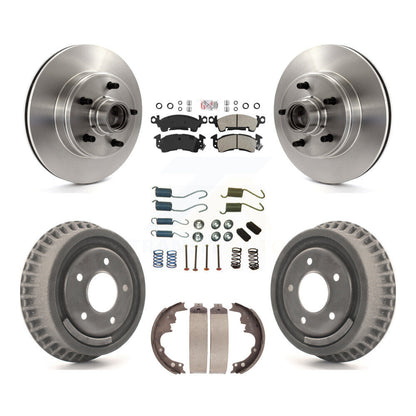 Kit de tambour à plaquettes semi-métalliques de rotors de frein avant et arrière (7 pièces) pour Chevrolet Astro GM