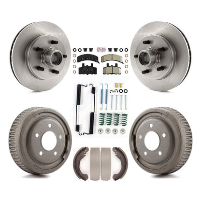 Kit de tambour à plaquettes semi-métalliques pour rotors de frein avant et arrière (7 pièces) pour C1500 Chevrolet GM