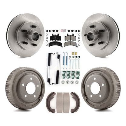 Kit de tambour à plaquettes semi-métalliques pour rotors de frein avant et arrière (7 pièces) pour C1500 Chevrolet GM