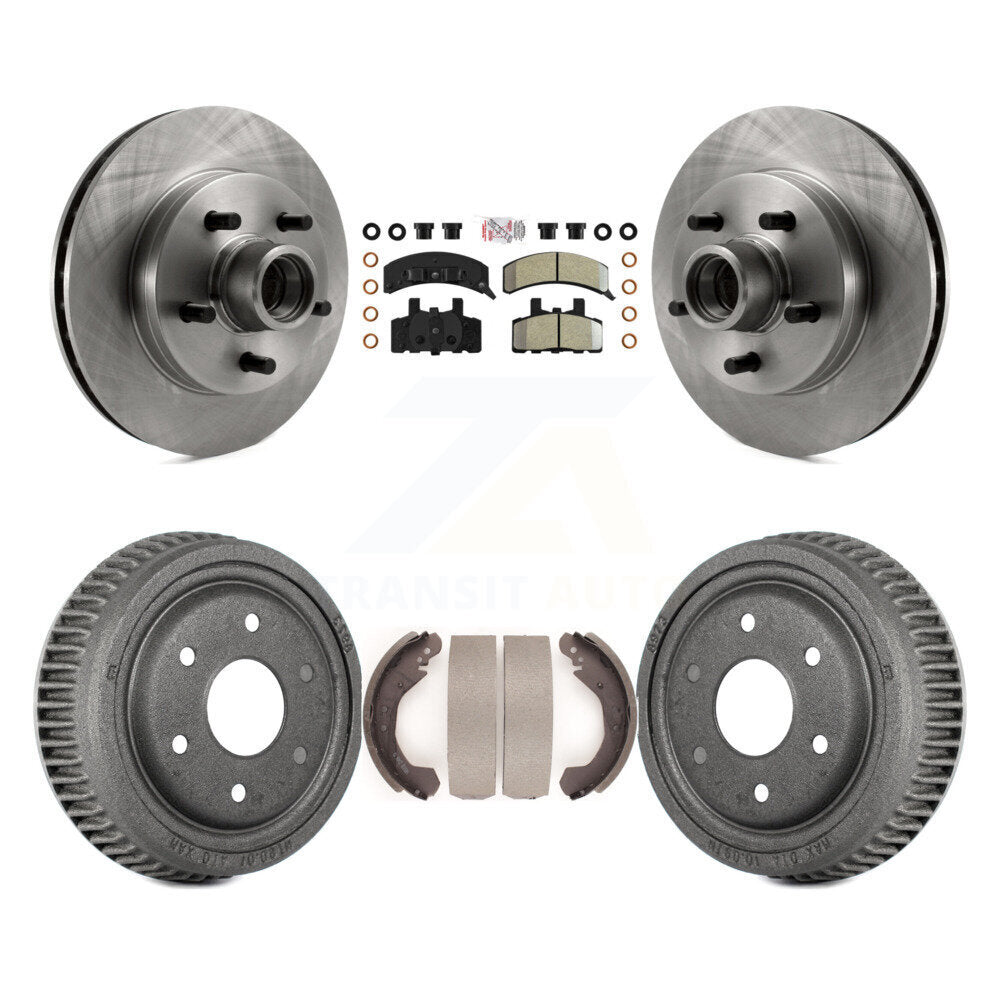 Kit de tampons et de tambour semi-métalliques de moyeu de Rotor de frein à disque avant et arrière pour GMC Yukon RW