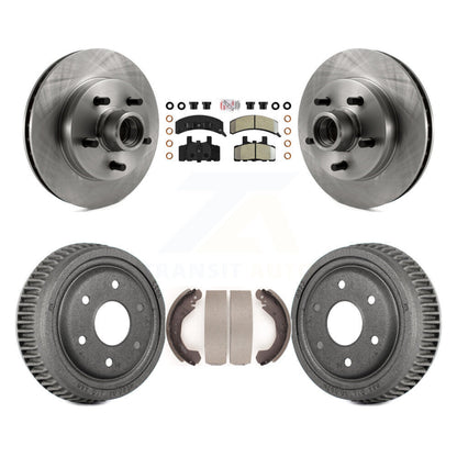 Kit de tampons et de tambour semi-métalliques de moyeu de Rotor de frein à disque avant et arrière pour GMC Yukon RW
