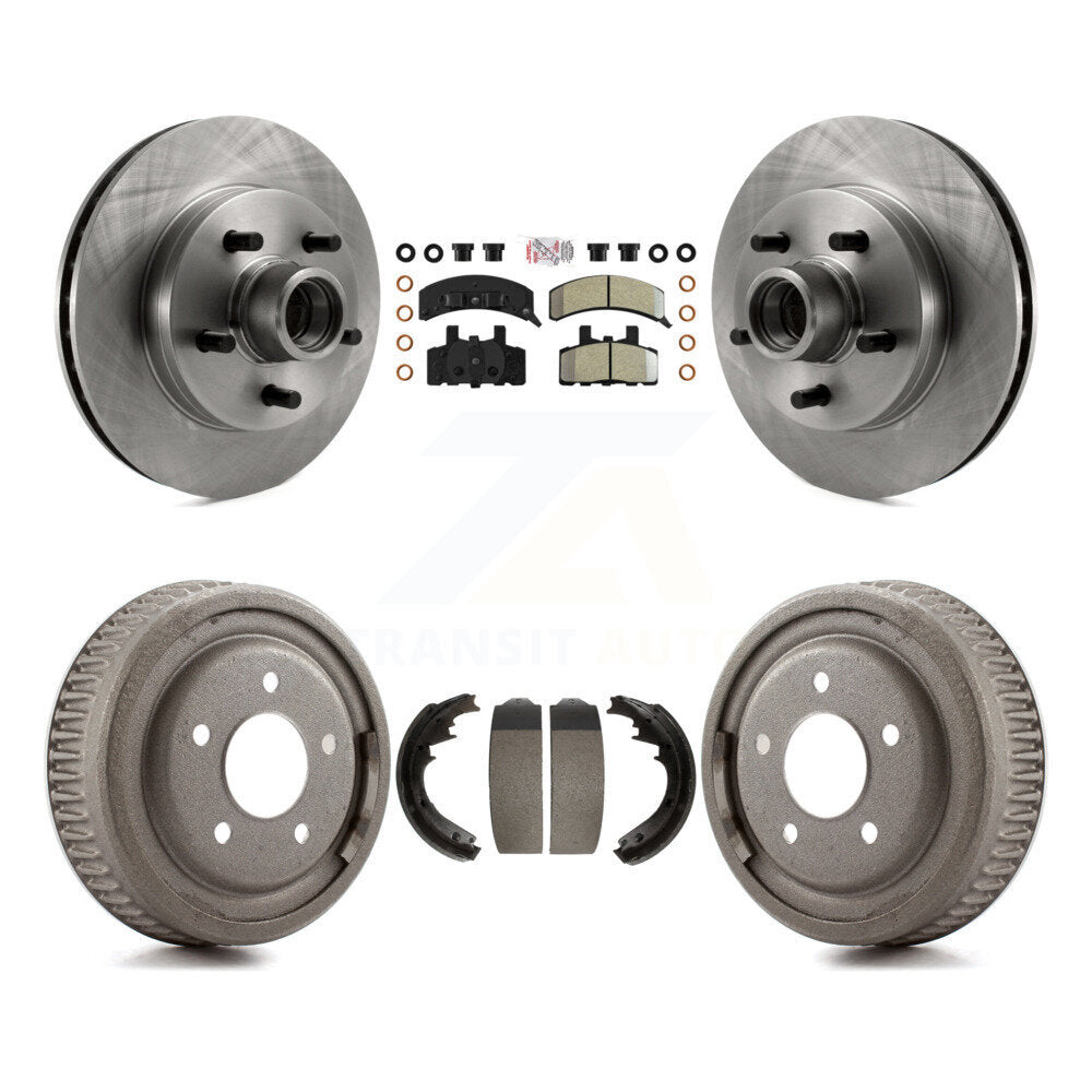 Kit de tambour à plaquettes semi-métalliques, Rotors de frein avant et arrière, pour GMC Yukon Chevrolet C150