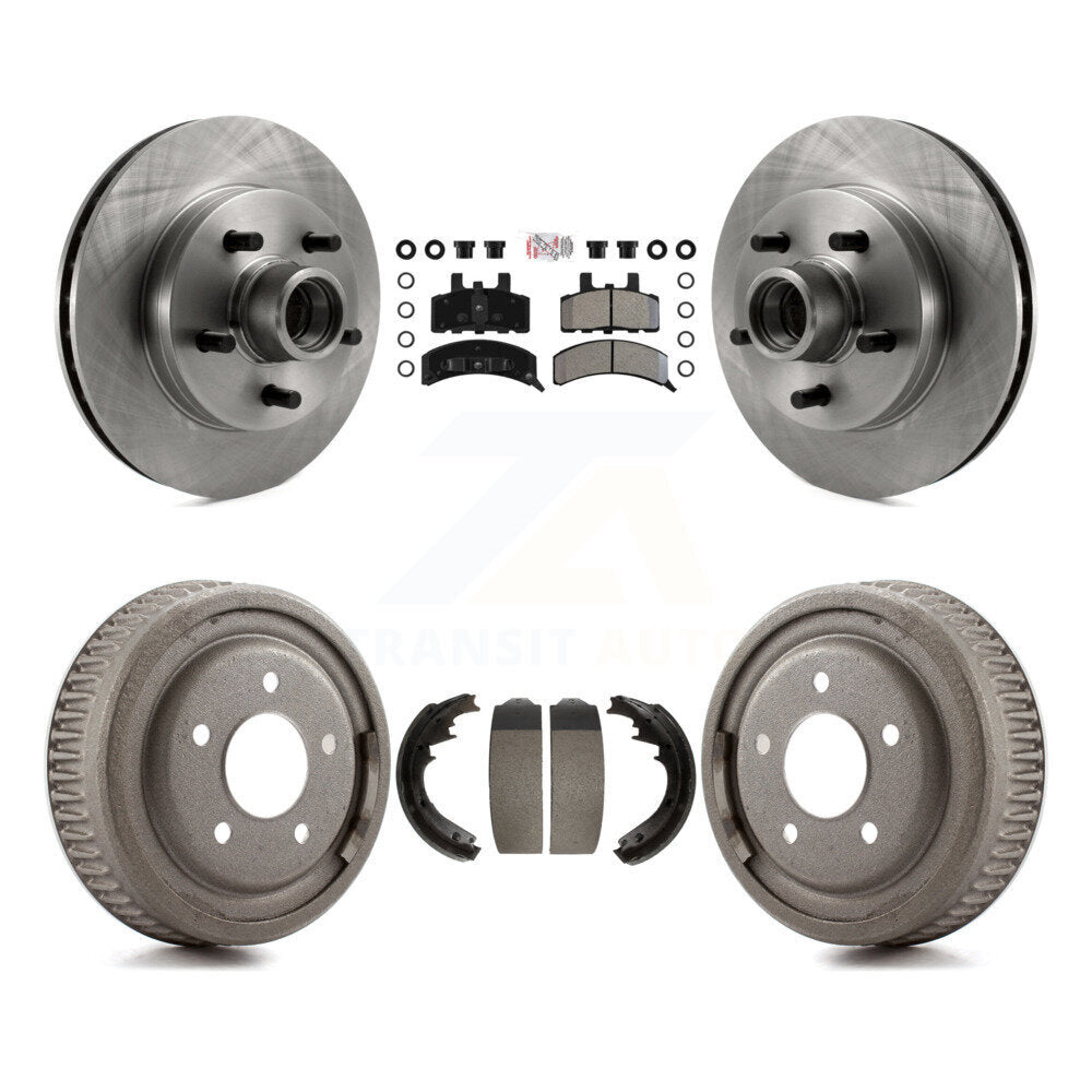 Kit de tambour à plaquettes semi-métalliques, Rotors de frein avant et arrière, pour GMC Yukon Chevrolet C150