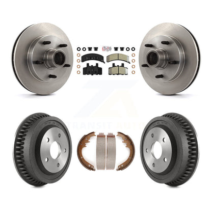 Kit de plaquettes et de tambour semi-métalliques, Rotor de frein avant et arrière, pour Dodge Ram 1500 RW 94-99