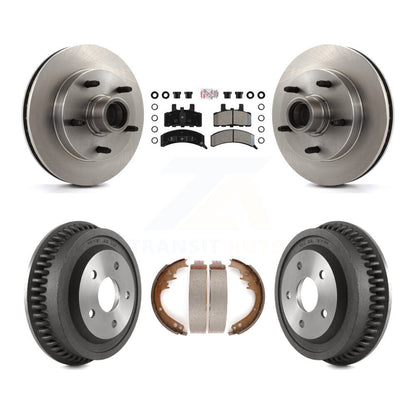 Kit de plaquettes et de tambour semi-métalliques, Rotor de frein avant et arrière, pour Dodge Ram 1500 RW 94-99