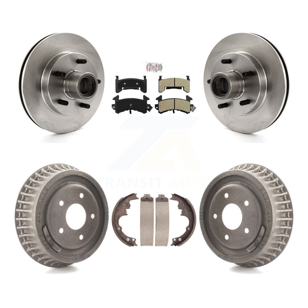 Kit de plaquettes et de tambour semi-métalliques, Rotor de frein avant et arrière, pour Chevrolet S10 GMC Sonom