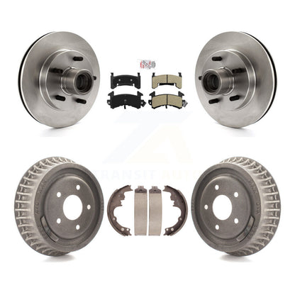 Kit de plaquettes et de tambour semi-métalliques, Rotor de frein avant et arrière, pour Chevrolet S10 GMC Sonom