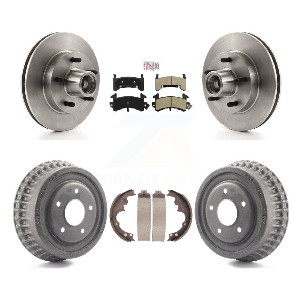 Kit de plaquettes et de tambour semi-métalliques, Rotor de frein avant et arrière, pour Chevrolet Camaro Pontia