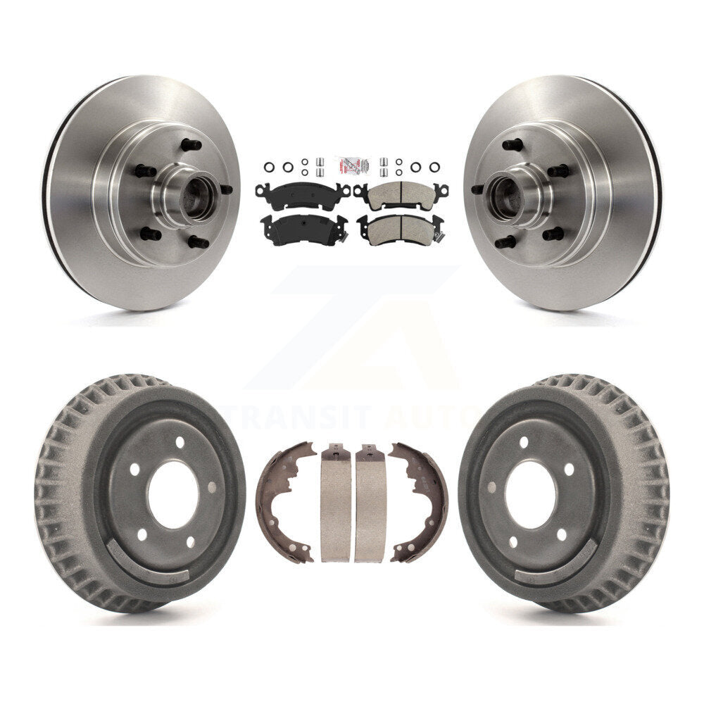 Kit de tambour à plaquettes semi-métalliques, Rotor de frein avant et arrière, pour Chevrolet Astro GMC Safar