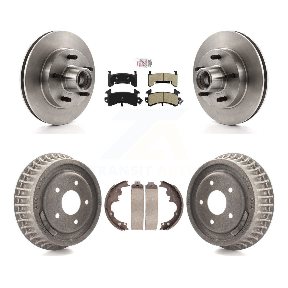Kit de plaquettes et de tambour semi-métalliques, Rotor de frein avant et arrière, pour Chevrolet S10 GMC Sonom