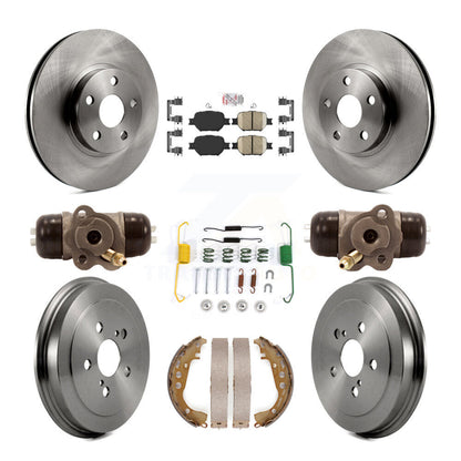 Kit de plaquettes et de tambours en céramique pour rotors de frein avant et arrière (9 pièces) pour Toyota Celic 2003-2005